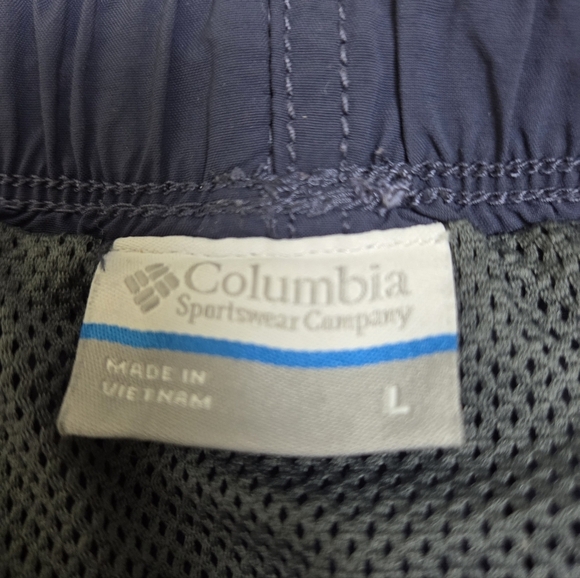 Columbia Running Rapids Quick Dry Hiking Shorts Men's L Navy 7.5" Inseam XM4818 - Picture 4 of 11